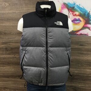 The North Face Nuptse Puffer Vest‎ Mens XL Goose Down Insulated NF0A3JQQ
